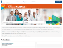 Tablet Screenshot of careerconnect.aamc.org